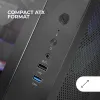ATX Semi-tower Box Mars Gaming MCVONE Black
