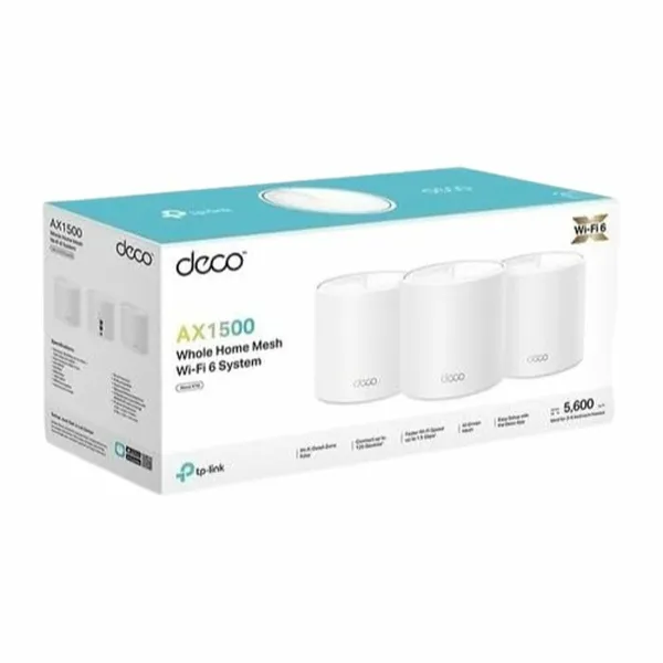 Wi-Fi atkārtotājs + Rūteris + piekļuves punkts TP-Link DECO X10 3U