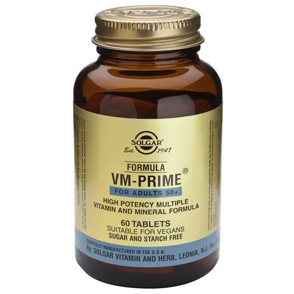 Solgar VM-Prime Adults +50 60 Capsules