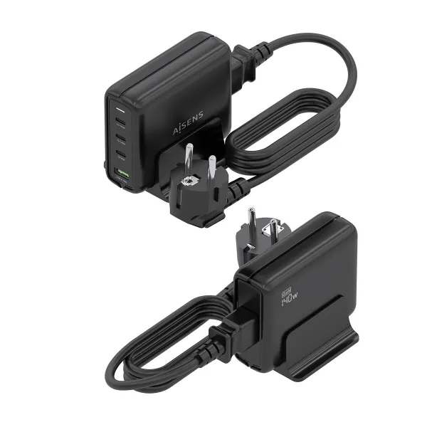 Seinalaadija Aisens GAN Must 140 W 50 W