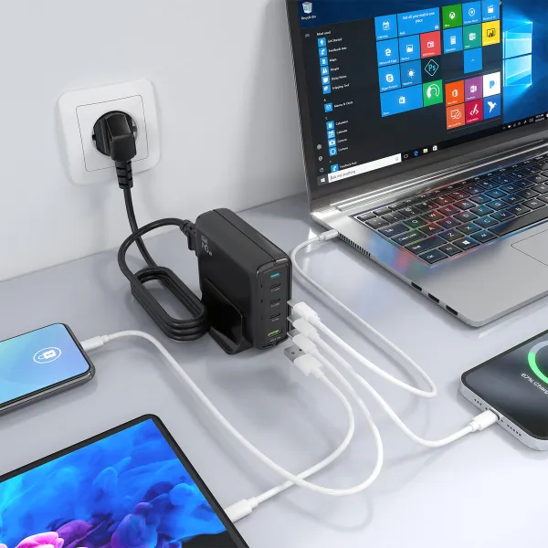 Seinalaadija Aisens GAN Must 140 W 50 W