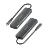 USB Hub Aisens USB-C DOCK 6 EN 1 GRIS Grey 100 W