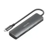 USB-разветвитель Aisens USB-C DOCK 6 EN 1 Серый