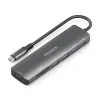 USB-разветвитель Aisens 7 EN 1 Серый 100 W