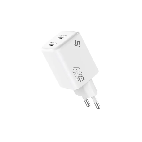 Wall Charger Subblim SUBCHG-6G4520 White 120 W 45 W