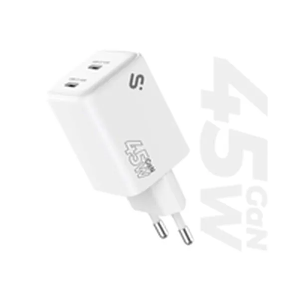 Wall Charger Subblim SUBCHG-6G4520 White 120 W 45 W