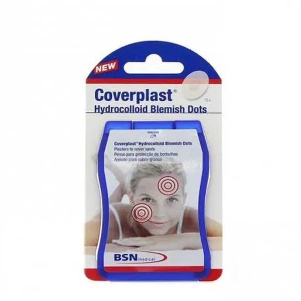 Coverplast Apósito Facial Dots Diámetro 12 Mm 15 Unidades Bsn Medical