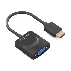 Адаптер HDMI—SVGA с аудио Aisens A122-0947 Чёрный 15 cm