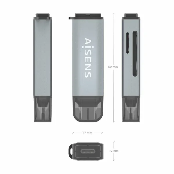 Кардридер Aisens ASCR-2C10-GR Серый