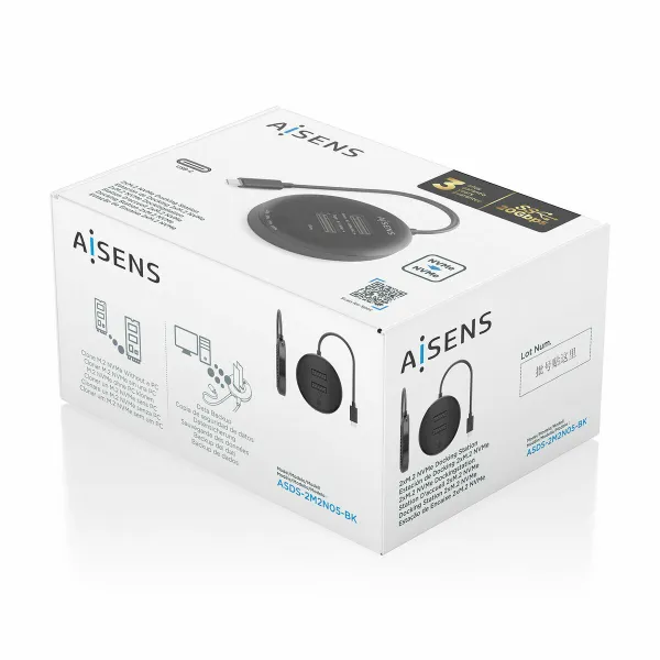 Uzlādētājs Aisens DOUBLE BAY Melns 50 W