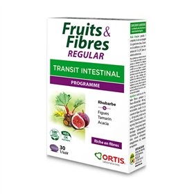 Ortis Fruits y Fibres Intestinal Transit 30 Tablets