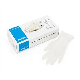 Guantes De Latex Talla Pequeña 100 Unidades Aaron