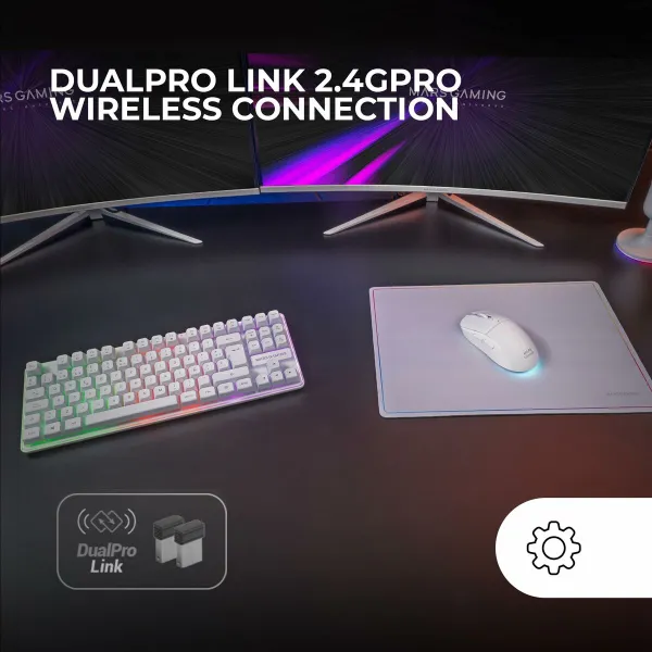 Žaidimų pakuotė Mars Gaming MCPWTKLWES
