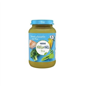 Nestle Nestlé Naturnes Bio Tarrito Brócoli, Guisantes y Pavo 6m 190g