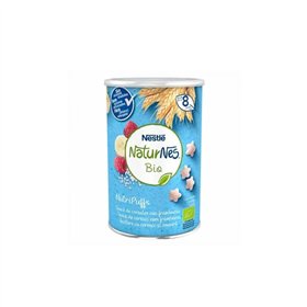 Nestle Nestlé Naturnes Bio Nutripuffs Snack Cereales Con Frambuesa 35g