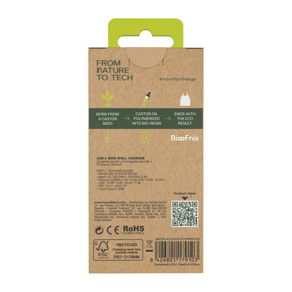 Wall Charger Muvit MCACC0047 30 W