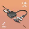 USB-разветвитель NGS IHUB3.0TINY Чёрный