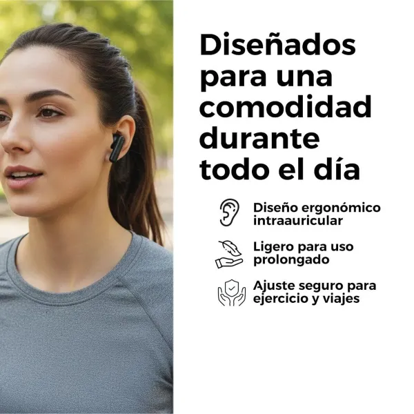 Bluetooth-kuulokkeet Sunstech WAVEPODSONEBK Musta