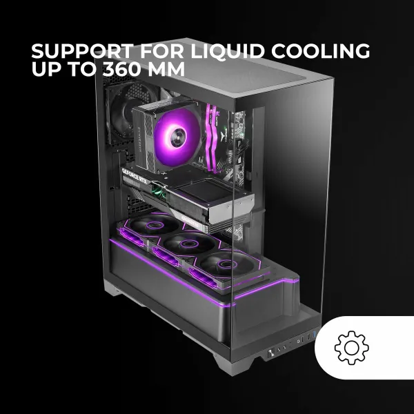 ATX Semi-tower Korpus Mars Gaming MCPRISMA Must