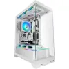ATX Semi-tower Korpus Mars Gaming MCPRISMAW Valge
