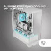 ATX Semi-tower Korpus Mars Gaming MCPRISMAW Valge
