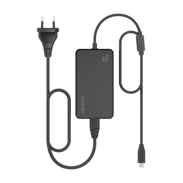 Sieninis įkroviklis Aisens ASCH-1PD90D069-BK 90 W Juoda