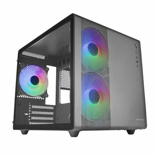 ATX semi-tornikotelo Mars Gaming MC400 Valkoinen Musta