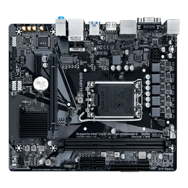 Pagrindinė plokštė Gigabyte 9M61M2H52-00-10 H610 LGA 1700