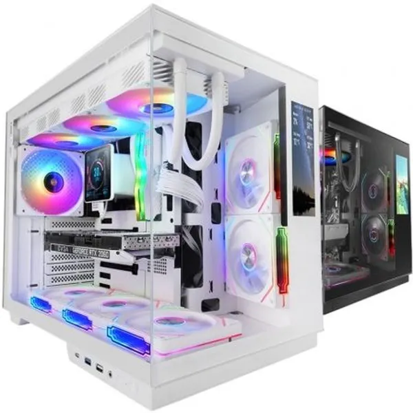 ATX Semi-tower Korpus Mars Gaming MCMIRAGEW Valge