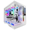ATX Semi-tower Korpus Mars Gaming MCMIRAGEW Valge