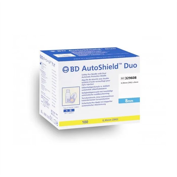 Bd Insulin Pen Needle 0,30X8 100U 