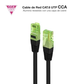 USB Cable NANOCABLE 10.20.1420-BK Black 20 m