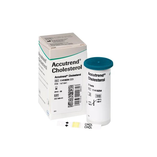 Accutrend Cholesterol Test Strips 5U