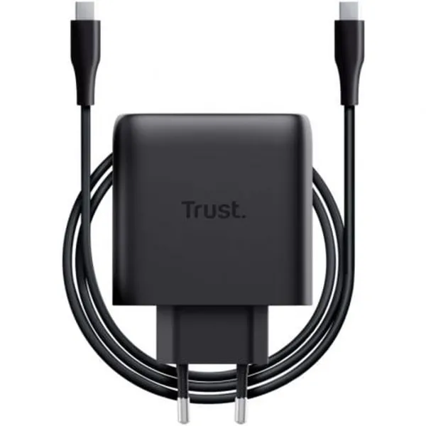 Sieninis įkroviklis Trust 25523 Juoda 65 W
