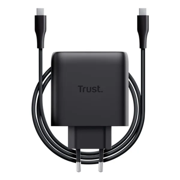 Sieninis įkroviklis Trust 25523 Juoda 65 W