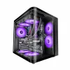 ATX Semi-tower Box Mars Gaming MCCURV Black