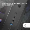 ATX Semi-tower Box Mars Gaming MCCURV Black
