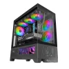 ATX semi-tornikotelo Mars Gaming MCLCDX Musta