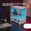 ATX Semi-tower Korpus Mars Gaming MCLCDXW Valge