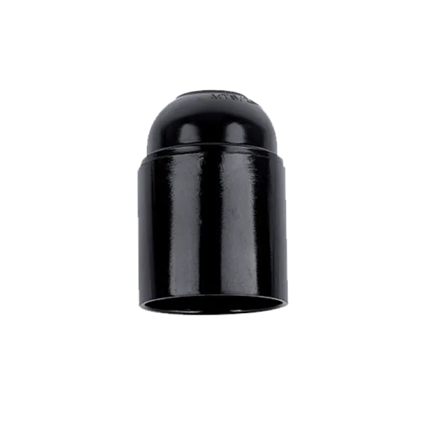 LAMP HOLDER HANGING BAKELITE E27 BLACK