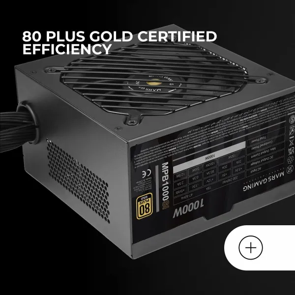Power supply Mars Gaming MPB1000SI ATX 1000 W 80 Plus Gold