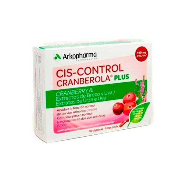 Arkopharma Cranberola Ciscontrol Plus Heather 60 Capsules 