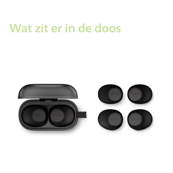 Ausinės Philips TAT2149BK Juoda