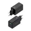 Wall Charger Aisens ASCH-65W3P073-BK Black 65 W