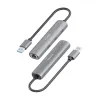 USB šakotuvas Aisens ASUC-4P034-GR Pilka