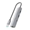 USB šakotuvas Aisens ASUC-4P035-GR Pilka