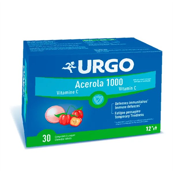 Urgo Acerola Vitamin C 30 Tablets 
