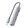 USB šakotuvas Aisens ASUC-4P036-GR Pilka