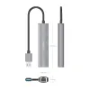 USB šakotuvas Aisens ASUC-4P037-GR Pilka