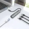 USB šakotuvas Aisens ASUC-4P038-GR Pilka